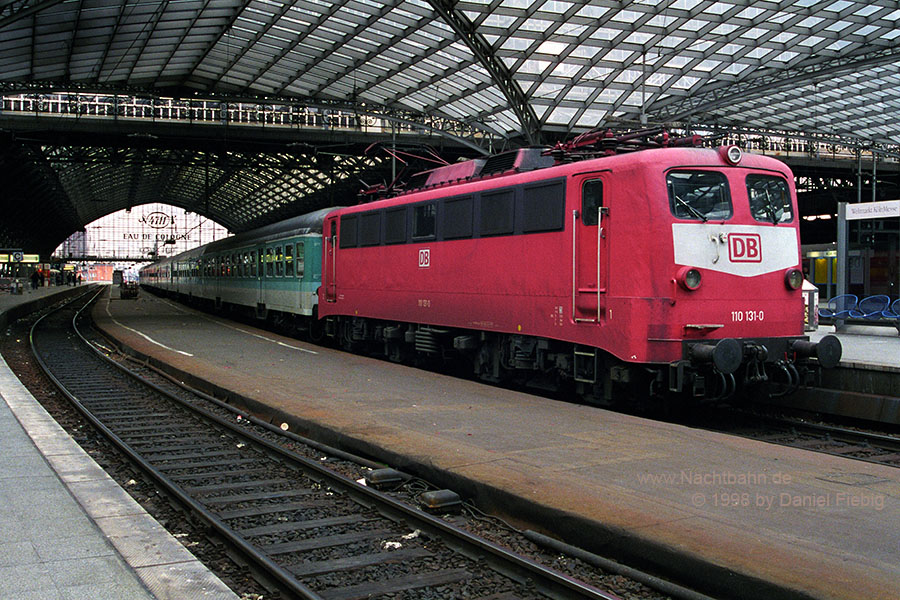 110 131 in Köln Hbf