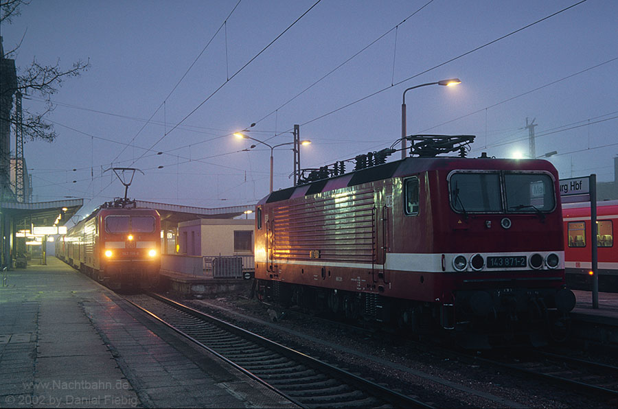 143 156 & 871 in Magdeburg Hbf