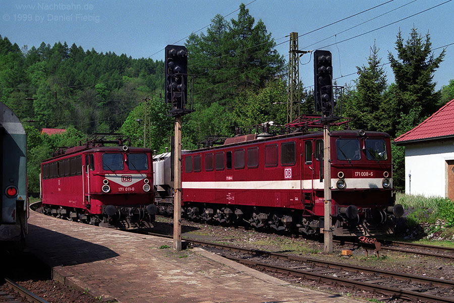 171 011 & 008 in Rübeland