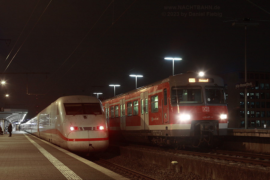 420 457 & 484 mit 402 034 in Köln Messe / Deutz